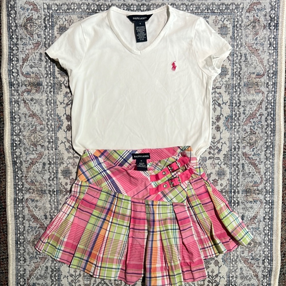 Ralph Lauren White Short Sleeve Tee Classic Cotton